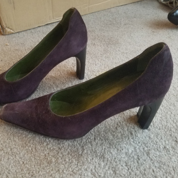 Designer suede & leather shoes - Picture 1 of 6